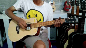 Gitar Martin Junior 3/4 Sudah Tanam Besi Double Action Gratis Packing Kayu