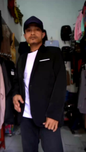 JAS FORMAL KOREAN HITAM LIST PUTIH