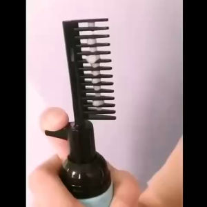 CHUNFU HAIR STRAIGHTENER COMB CREAM Krim pelurus rambut lengkap dengan sikat dan sarung tangan 30minit rambut lurus seperti rebonding Meluruskan rambut dengan cepat