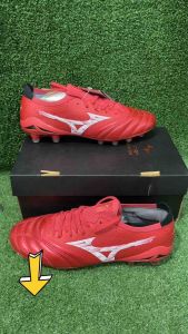 รองเท้าสตั๊ด Mizuno Morelia Neo IV β JAPAN Ltd รองเท้าฟุตบอลสีแดง Eu Size 39-45 พร้อมกล่อง สินค้ามีของแถม