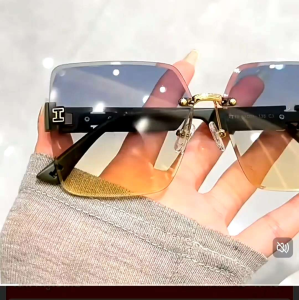 แว่นตากันแดดแฟชั่นผู้ชายผู้หญิง รุ่น S.H.Crystal แว่นกันแดดแฟชั่นสตรีท ป้องกันรังสี UV400 ดีไซน์หรูสไตล์เกาหลีโมเดิร์น
