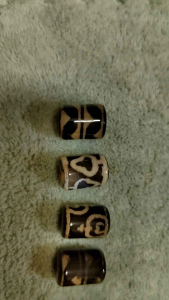 天珠圖案#一套7颗送一颗#值得收藏