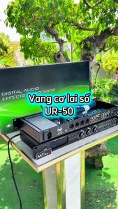 Vang cơ lai số cao cấp JBL UR-50 - Tặng 2 dây Canon (Hàng nhập khẩu loại 1 xịn Reverd/Echo thật 2 cổng Out Sub chống hú tốt)
