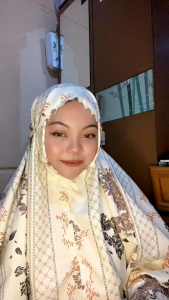 Mukena Dewasa Clarisa Series 2in1 Katun Primum Motif