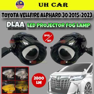 (DLAA) Toyota Vellfire Alphard 30 2015-2023 Led Projector Fog Lamp Fog Light Sportlight Low Beam / High Beam