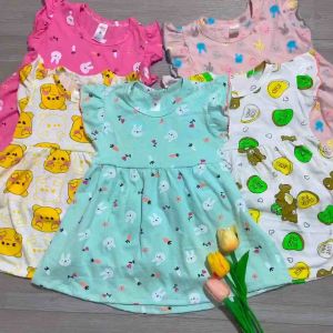 Đầm cotton cánh tiên xinh xinh cho bé gái 9-20kg