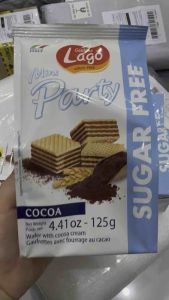 Bánh Xốp Ăn Kiêng Mini Lago Party Sugar Free 125g
