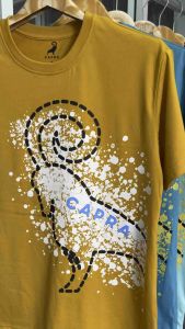 เสื้อยืด คอกลม แขนสั้น สกรีนลาย