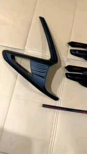 Paket Garnish Belakang Outer Handle Tank Cover Honda CRV Turbo 2017 2020 2022 Activo Hitam .