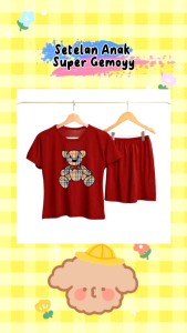 Baju Setelan Anak Perempuan Kekinian Bisa COD