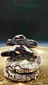 D Chubby Baker Sinfully Good Belgian Chocolate Crinkle Cookies