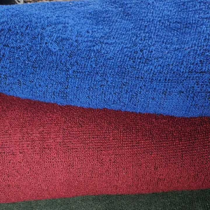 HANDUK DEWASA UKURAN BESAR DENGAN MOTIP DUA LAYER.