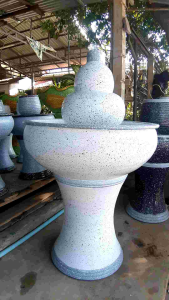 น้ำล้น น้ำผู้หญิง สีขาวหินอ่อน ทรงน้ำเต้า เสริมฮวงจู่ความ รับประกันสินค้า แตกระหว่างขนส่ง แตกหักเสียหายรับชิ้นใหม่ทันที