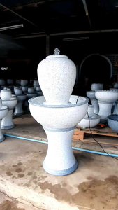 โอ่งน้ำล้น พร้อมอ่าง มีปั๊มน้ำ ได้ยกชูด ประกันสินค้า แตกระหว่างขนส่ง