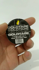 Isolasi Kabel Listrik Goldtape Lebar 15mm Panjang 2.5 Meter