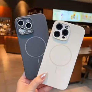 (SG) SCMax Liquid Silicone Magnetic Phone Case for iPhone 17 Pro Max/ 17 ProSkin-Feel & Stain Resistant phone cover