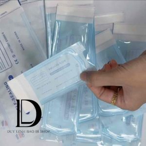 (Hộp 200cái) Túi ép nhiệt tiệt khuẩn SIZE LỚN dạng dạng dán sẵndùng trong y tếphòng khám nha khoađa khoa Duy Linh Shop…