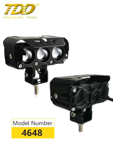 TDD 4648 1PAIR 50WATTS X10 TRISTAR X-BEAST TRI LED LAMP HEADLIGHT FOG LAMP ALL WEATHER MINI DRIVING LIGHT HIGH/LOW
