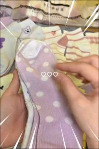 ถุงเท้าข้อสั้น ลายมินิมอล น่ารัก | คละลาย 5 คู่