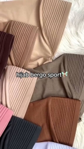 Hijab Bergo Pet Sport/Hijab instan Sport/Hijab Olahraga