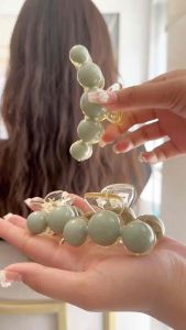 กิ๊บหนีบแฟชั่นสีเขียวอ่อน สินค้าพร้อมส่งจากไทย