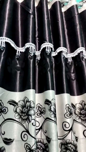 Gorden rumah minimalis modern terbaru pintu jendela bludru