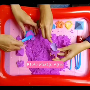 {1 SET} Paket Mainan Pasir Ajaib - Edukasi Anak - Sensory Motorik