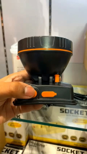 SENTER KEPALA CAS SURYA 15 WATT+ BONUS IKAT KEPALA CAHAYA PUTIH TERANG PLUS ANTI AIR