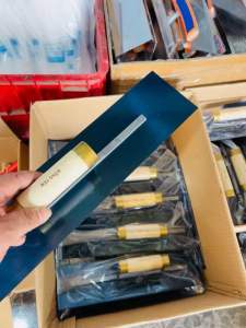 Dao Trét Bột Sơn Nước Thép Xanh 7Yem*1Tấc-Gồm 3 Kích Thước Thông Dụng Nhất 3Tấc 3Tấc5 & 4Tấc Cán Gỗ Cao Cấp