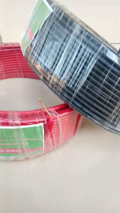 KABEL LISTRIK/ KABEL TEMABAGA RAMAI 1.5mm2 50yard KABEL ini biasanya dipakai untk keperluan istalasi listrik perumahan kualitas bagus tidak mudah terkelupas menjadi pilihan yng cocok untk anda