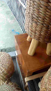 Kursi Anyaman Stool Anyam Enceng Gondok Terbaru Laris
