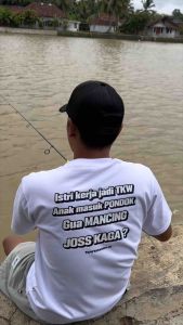 Kaos mancing fishing angler new