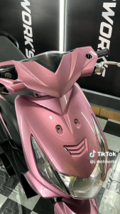 COVER BATOK DEPAN HONDA BEAT KARBU PINK MAGENTA