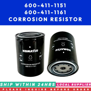 600-411-1151 600-411-1161 CORROSION RESISTOR 6004111161 [11/16-16 UNF-2B] [LOCAL STOCK. READY TO SHIP WITHIN 24HRS.] COMPATIBLE CUMMINS 3315788 FLEETGUARD WF2145 BALDWIN BW5140 FOR KOMATSU ENGINES SA6D140E-3C-7 SA6D140E-3E-7 SA6D140E-3G-7 AND MORE