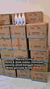 Marina Healthy & Glow Body Lotion PUMP 350ML LINK 2 PC