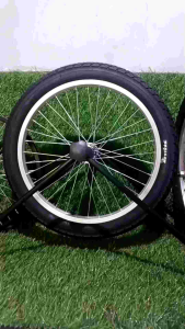 Roda sepeda 18 in depan belakang tinggal pasang 18x2.125 swallow