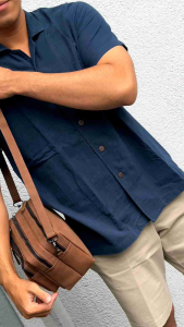 Nawies Leather: Kantong Kulit Fadil, Sling Bag Kulit & Clutch Bag Fadil