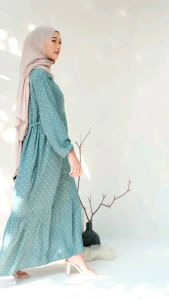 GAMIS POKY MAXI DRESS - RAYON PREMIUM BUSUI - KERAH RENDA