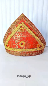 Topi Deta - Topi Minang Laki-laki - Topi Minang Kabau Kreasi
