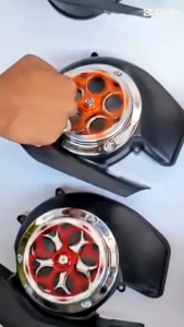 Tutup cover kipas mesin set spiner bigproject bulat croem krum yamaha mio m3 mio s mio z soul gt125