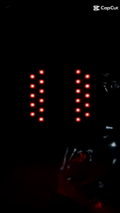 Stoplamp Lampu Rem Running Mio M3 Model Love Merah 10 Mode Otomatis