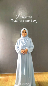 Yasmin Pashmina | Crinkle Malay Syar’i by RAFASHIONBYAMA