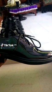 SEPATU PDH AURI GILAP TALI DINAS TNI AD AL SEPATU PDH POLISI POLRI SEPATU PDH SCURITY MURAH