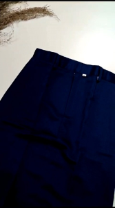 Rok Belah 2 Untuk Siswa: Rok Span Biru SMP