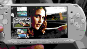 PSP Portable Warna Putih MC 4GB - 16GB Fullgame