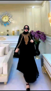 ABAYA YURA Gamis kaftan azura seruty belakang fashion muslimah