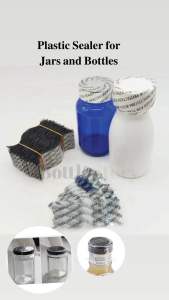 [100pcs] TRANSPARENT PLASTIC SEALER Shrinkable Plastic Sealer Heat Shrink Bands Cap Seal Cap Sleeve Wrap