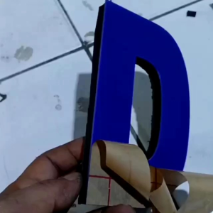 huruf timbul tinggi 25 cm tebal 12 cm huruf akrilik lapis spon