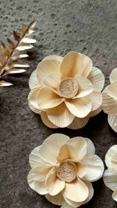 Bunga Kulit Jagung Mawar UK 6 cm: Dekorasi dan Pesta