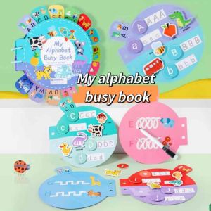 My alphabet busy book for kids and toddler first quiet book kids children Montessori educational early learning toys